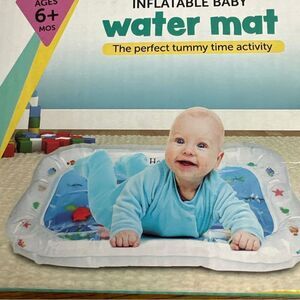 Hoovy Inflatable Baby Water Mat, Tummy Time Newborn Infant Play | New in Box